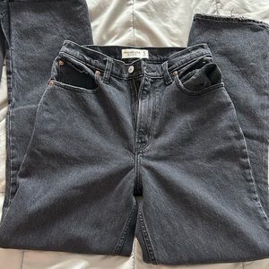 Abercrombie & Fitch straight high rise jeans